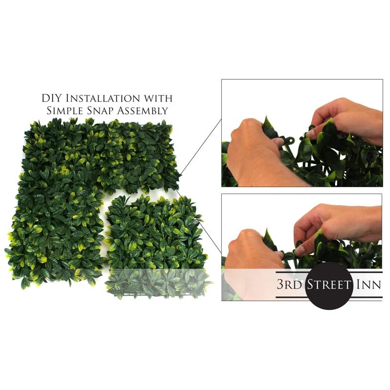 2'' Faux Boxwood Hedge (Set of 4)