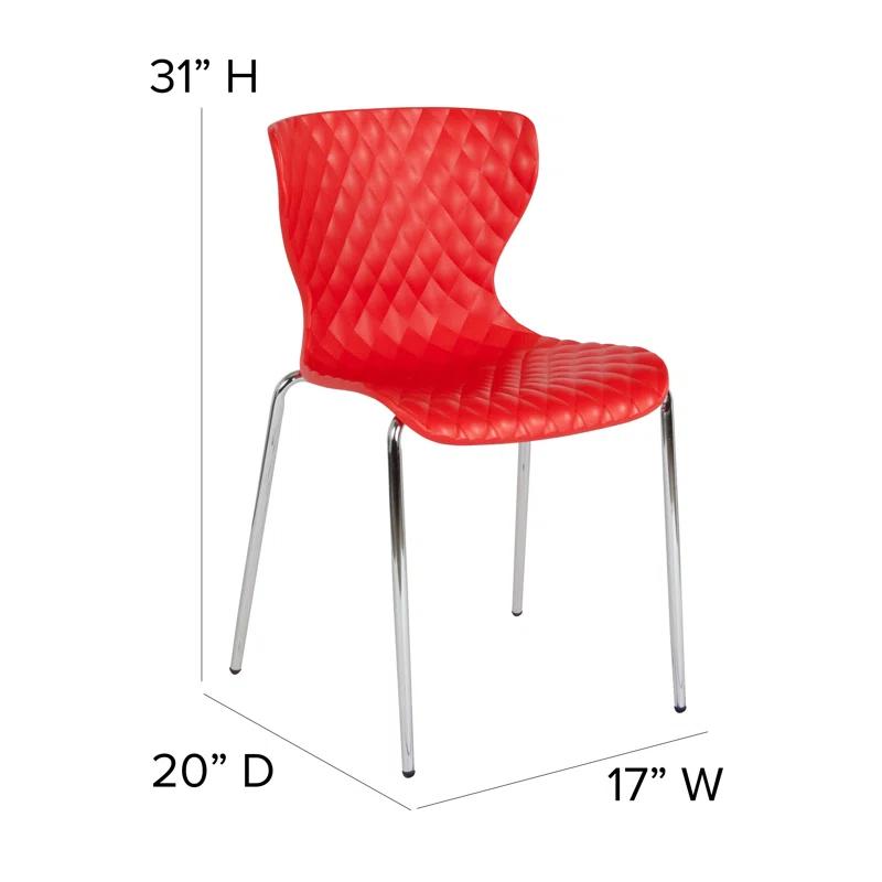 Flash Furniture Lowell Contemporary Plastic Stack Chair