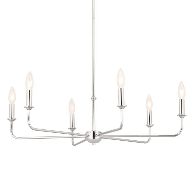 6 - Light Dimmable Classic / Traditional Chandelier
