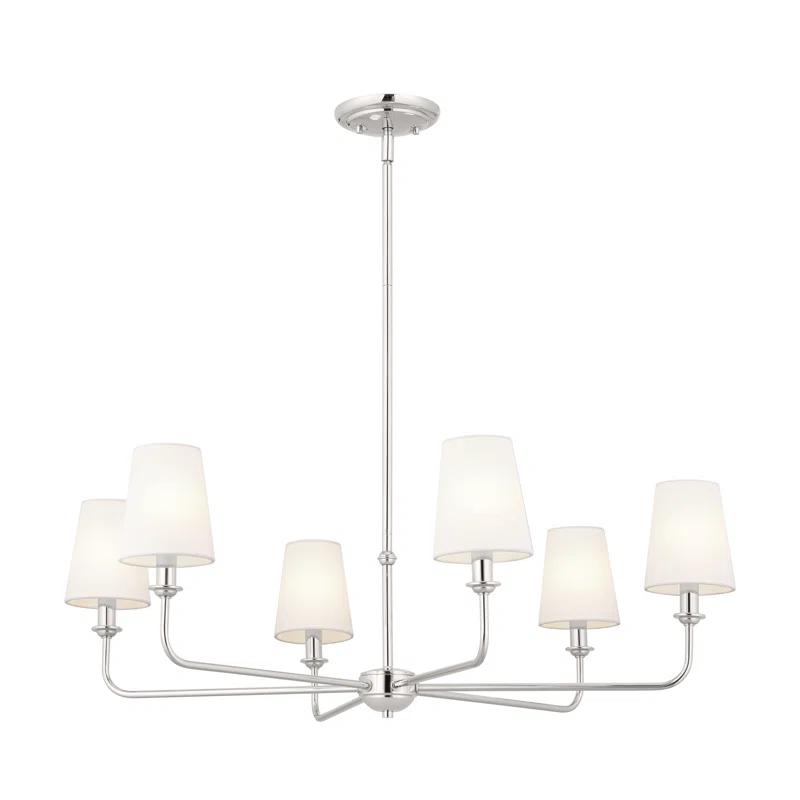 6 - Light Dimmable Classic / Traditional Chandelier
