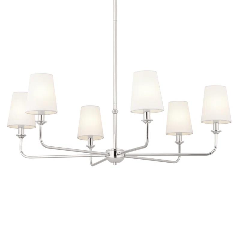 6 - Light Dimmable Classic / Traditional Chandelier
