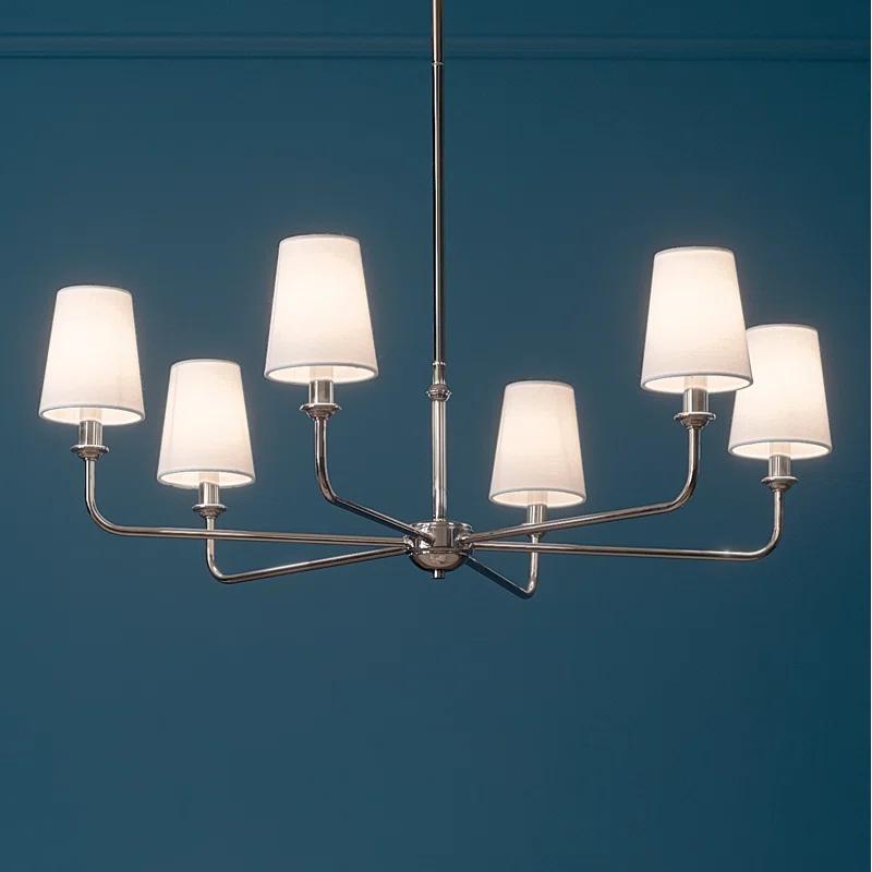 6 - Light Dimmable Classic / Traditional Chandelier