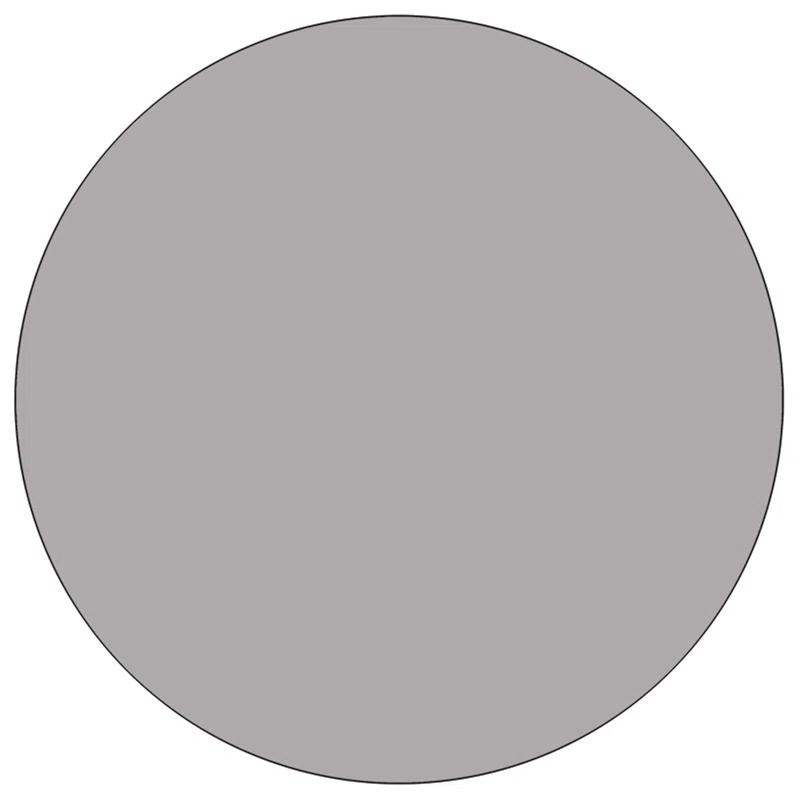 Goddard 42'' Round Thermal Laminate Activity Table - Adjustable Legs