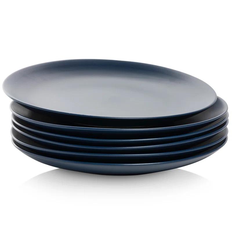 Wazee Matte 10.5" Dinner Plate (Set of 6)