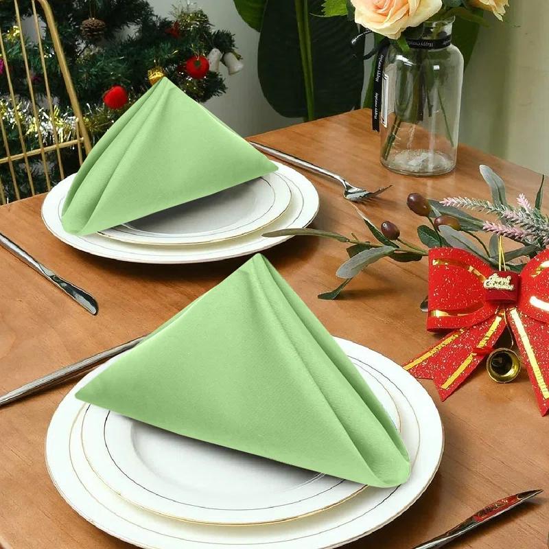 Poly Cotton Enrich Twill Cloth Napkins (Set of 12)