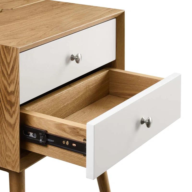 Modway Ember Wood Mid-century Modern Nightstand
