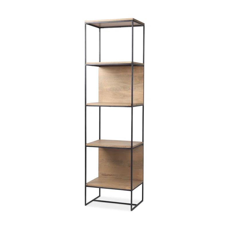 Sagan Narrow Etagere Bookcase