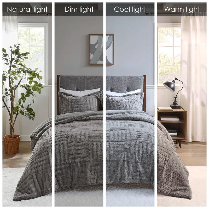 Larkin Microfiber Traditional Comforter Set