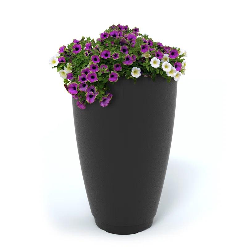 Mayne Inc. Caprio Tall Resin Pot Planter with Water Reservoir