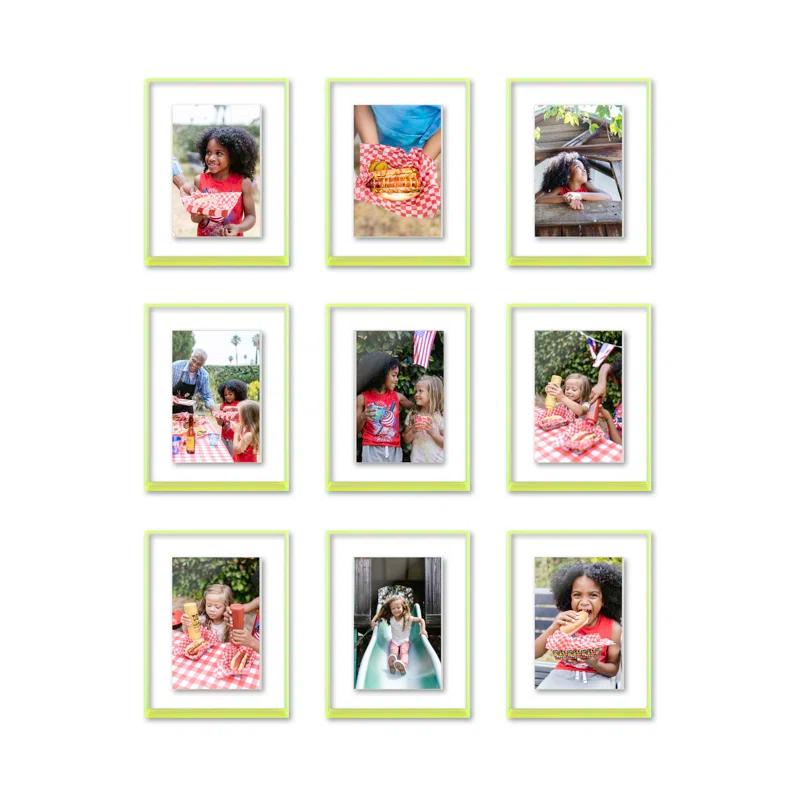Float Frame for Tabletop or Wall with Magnetic Photo Holder