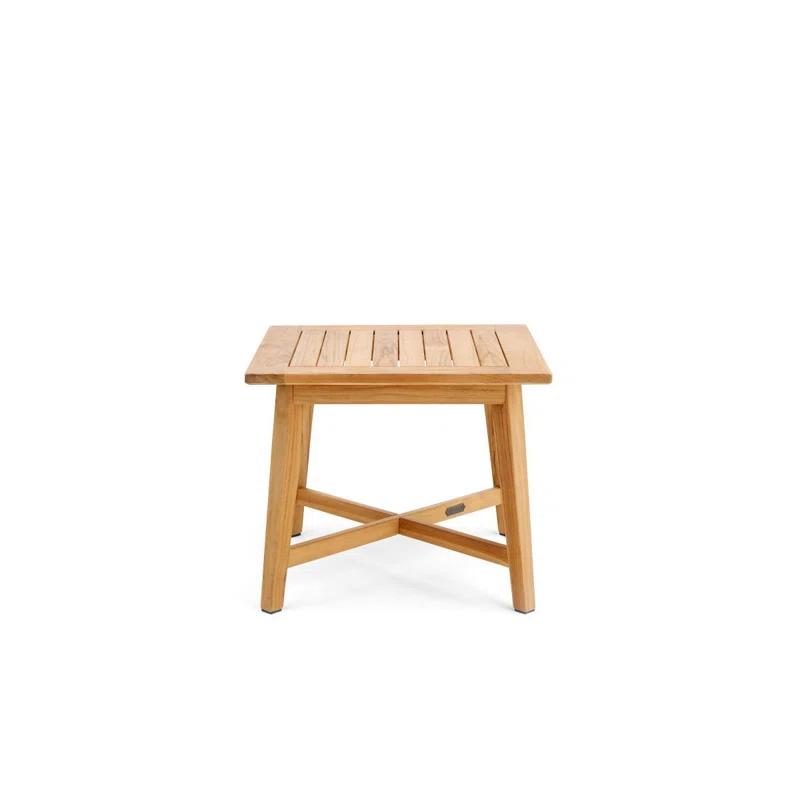 Winston Winston All-Natural Teak Outdoor 24" Square Side Table