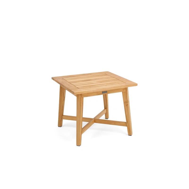 Winston Winston All-Natural Teak Outdoor 24" Square Side Table