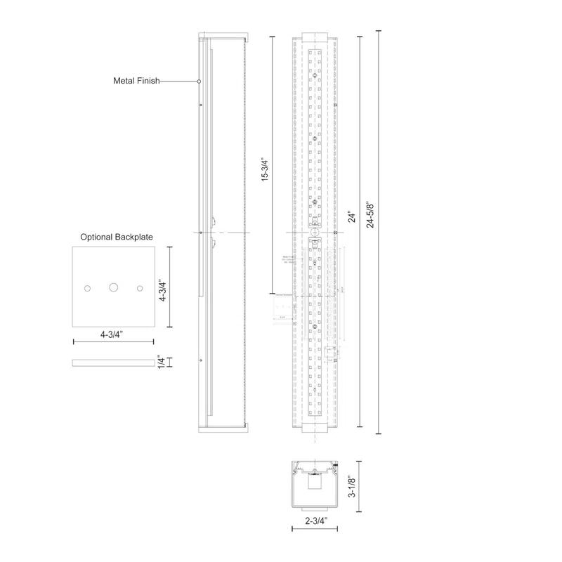 Kuzco Lighting Longitude Dimmable LED Bath Bar