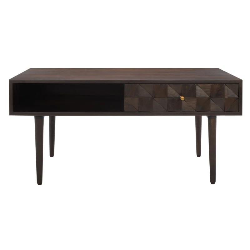 George Oliver Lilyth Solid Wood Coffee Table
