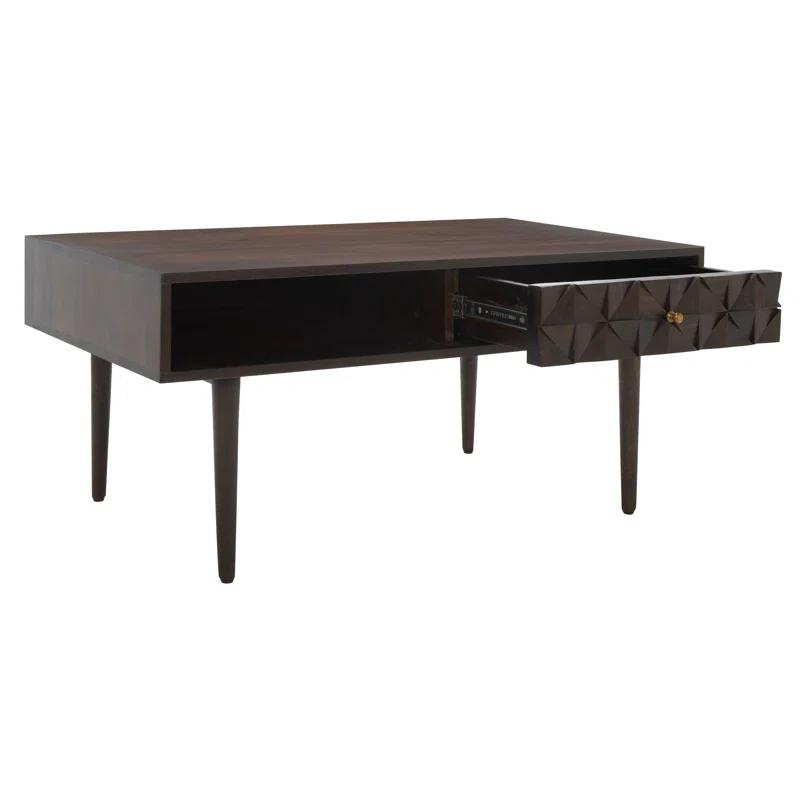 George Oliver Lilyth Solid Wood Coffee Table