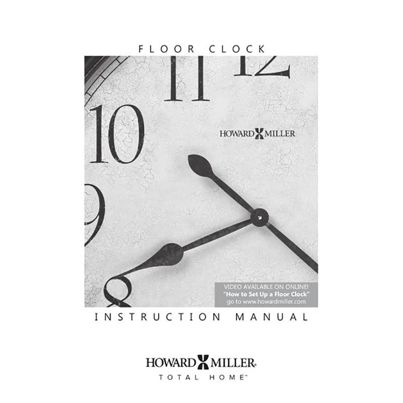 Howard Miller® Roderick 82.75'' H Solid + Manufactured Wood Grandfather Clock