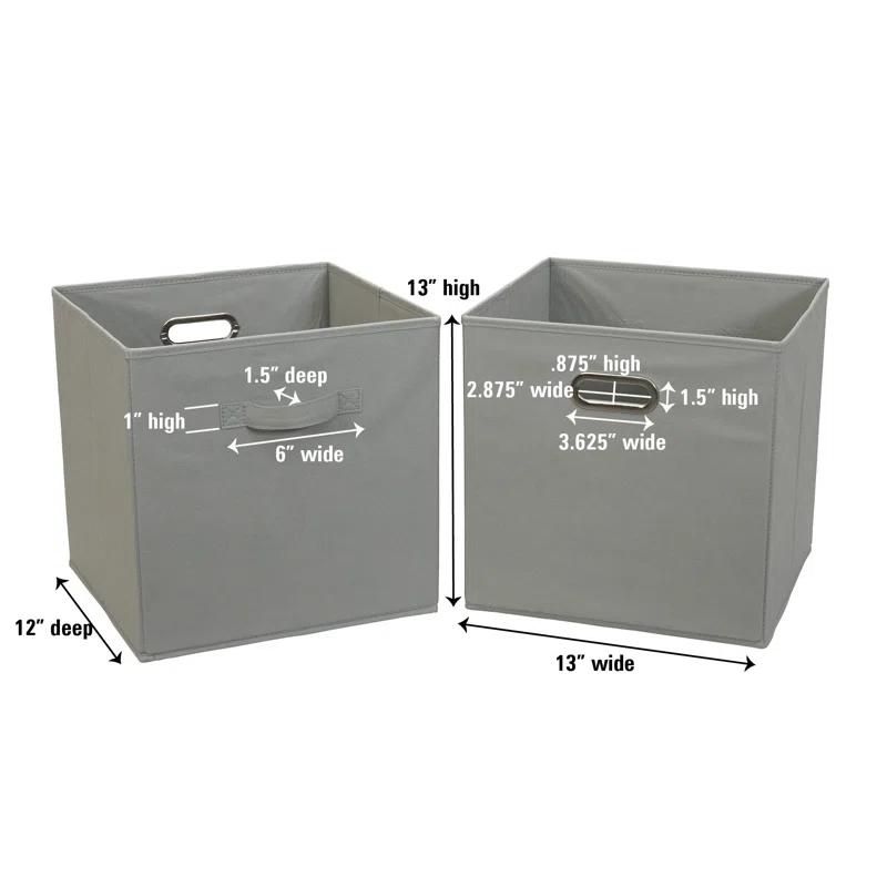 Household Essentials Household Essentials Fabric Bin (Set of 2)