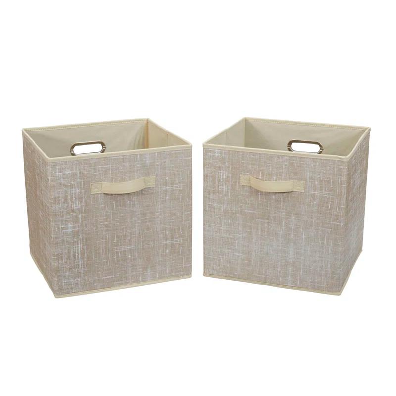 Household Essentials Household Essentials Fabric Bin (Set of 2)