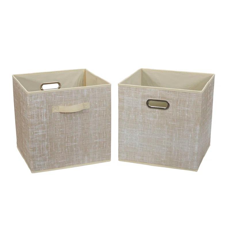Household Essentials Household Essentials Fabric Bin (Set of 2)