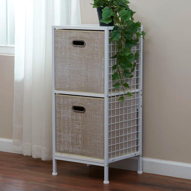 Household Essentials Household Essentials Fabric Bin (Set of 2)