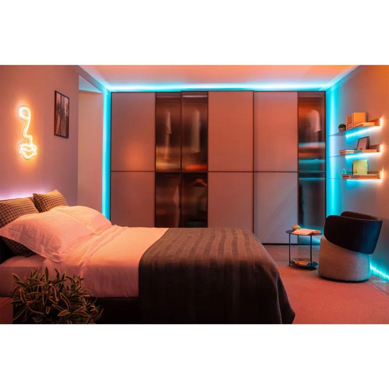 Twinkly Twinkly Smart Decoration 60 Multicolor LED App Controlled Dots Lights, Black