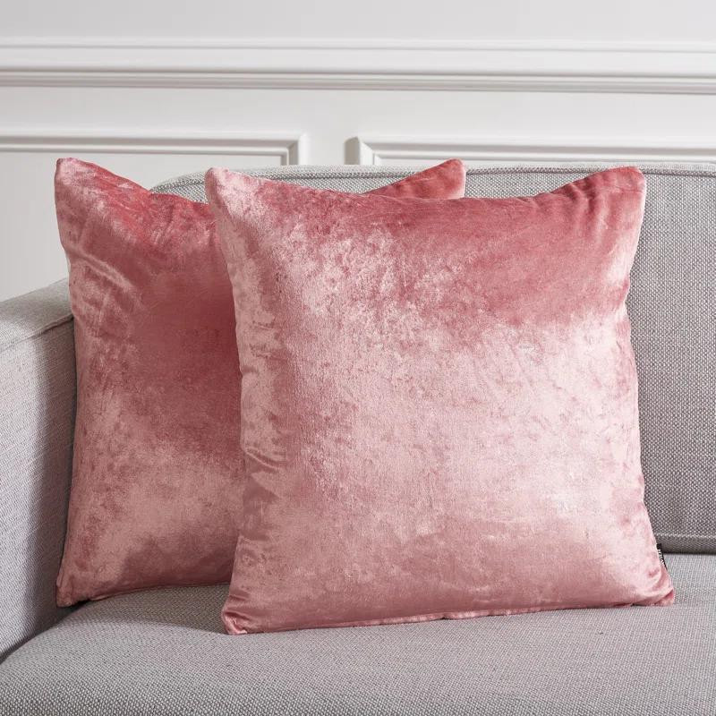 Safavieh Velvet Reversible Pillow Cover (Set of 2)
