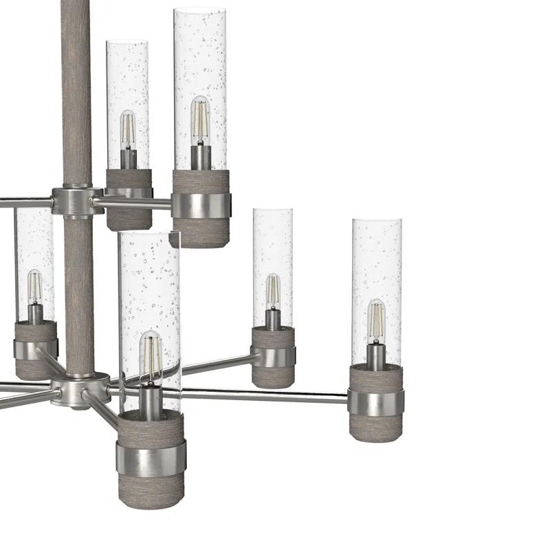 Hunter Fan River Mill 9 Light 2 Tier Candle Style Classic / Traditional Chandelier