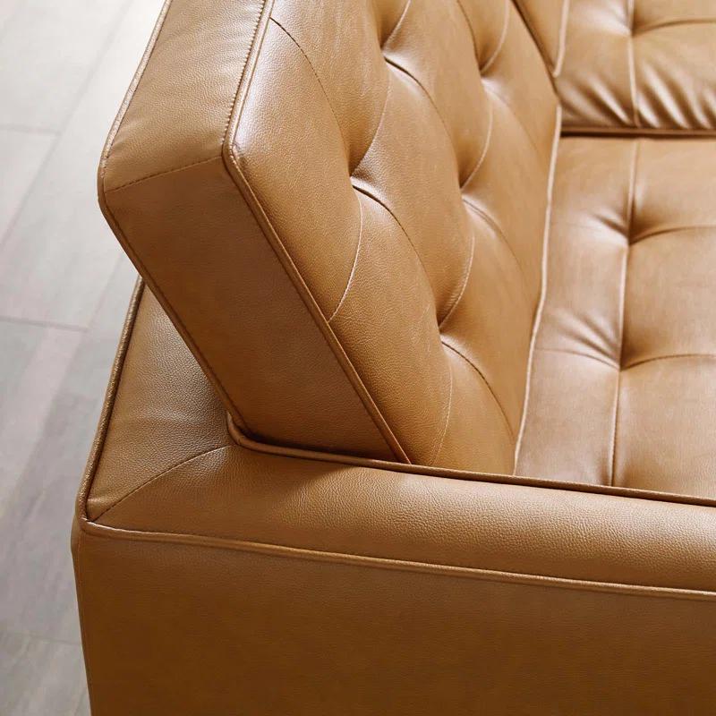 Modway Loft Tufted Vegan Leather Sofa by Modway