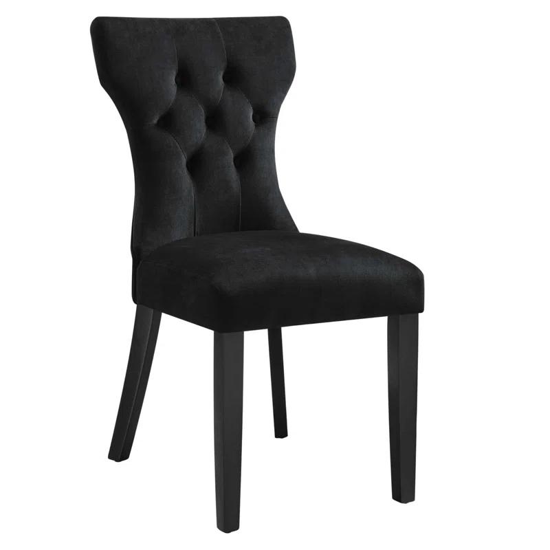 Modway Silhouette Performance Velvet Dining Chairs by Modway (Set of 2)