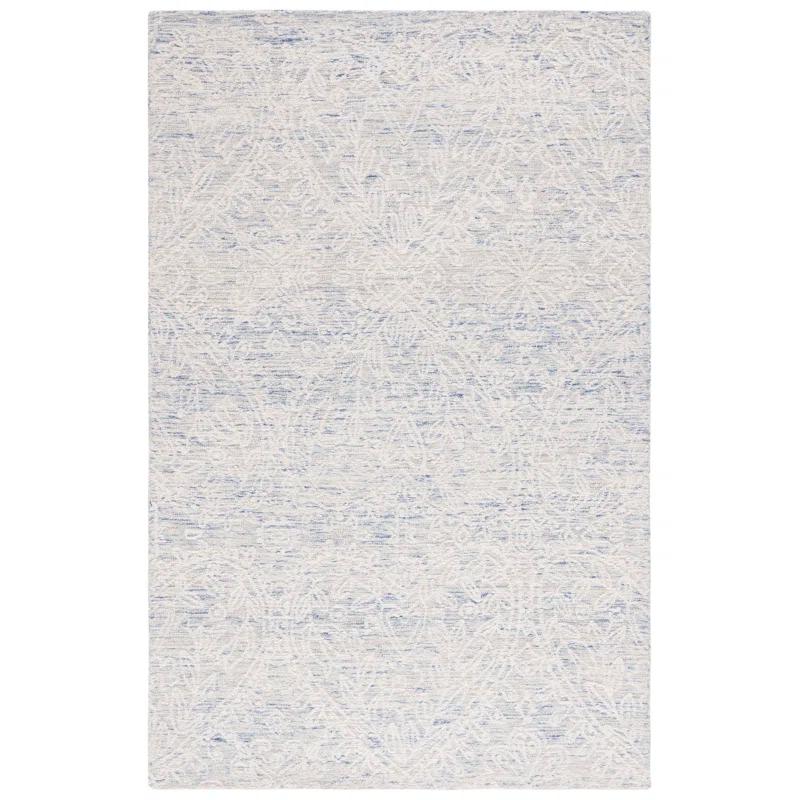 Canora Grey Greisofe Hand Tufted 80% Wool, 20% Cotton With Cotton Backing Floral Rug