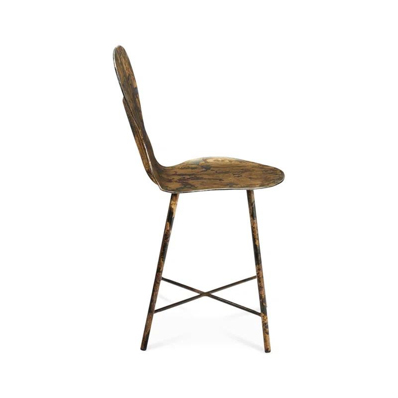 McCallan Acid Washed Metal Dining Chair