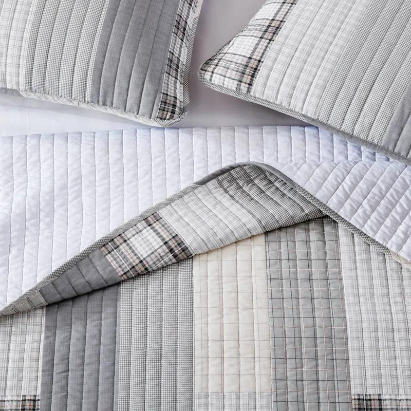 Eddie Bauer Eddie Bauer Fairview Grey Cotton 4 Piece Daybed Cover Set