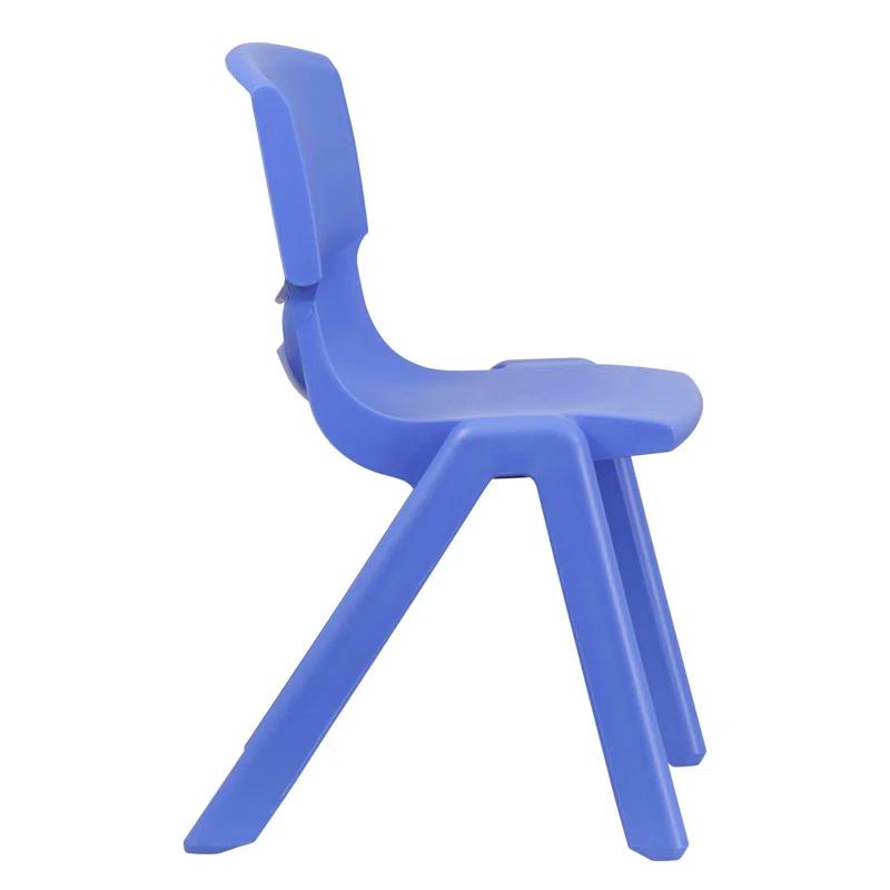 Bright Blue Lightweight Stackable School Chair for Kids