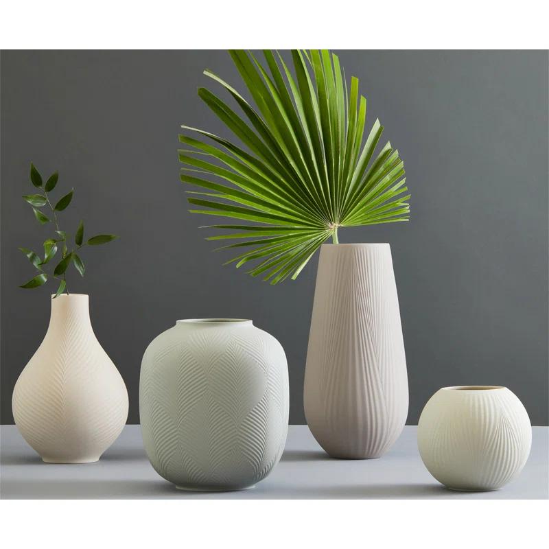 Wedgwood Jasper Folia Powder Pink Bulb Vase