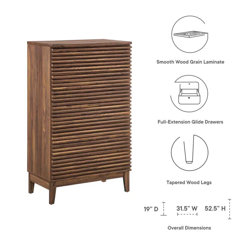 Modway Render 5-Drawer Dresser Chest by Modway