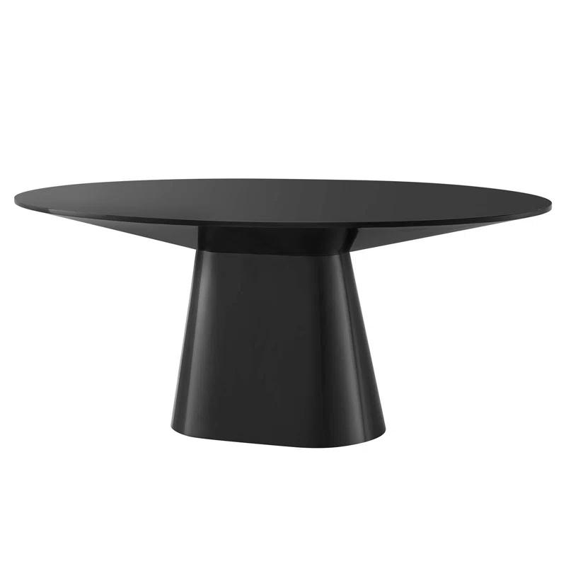 ESTETICA FURNITURE Modway Provision 75" Oval Dining Table & Reviews | Wayfair