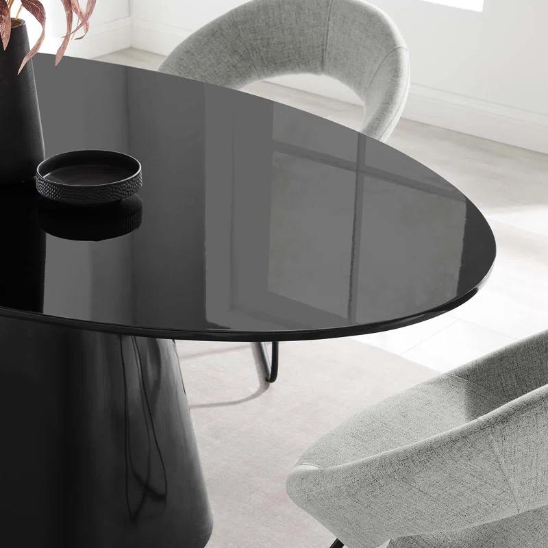 ESTETICA FURNITURE Modway Provision 75" Oval Dining Table & Reviews | Wayfair