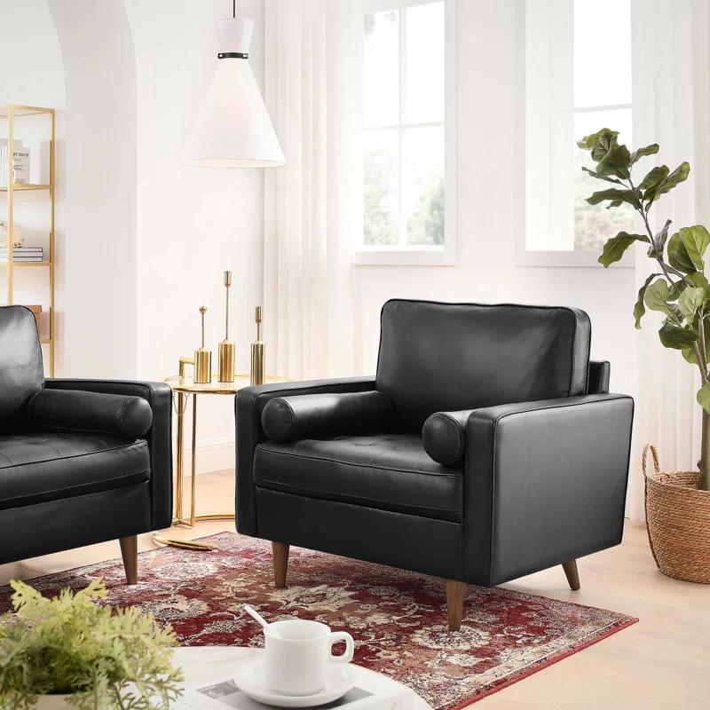 Modway Valour Leather Armchair by Modway