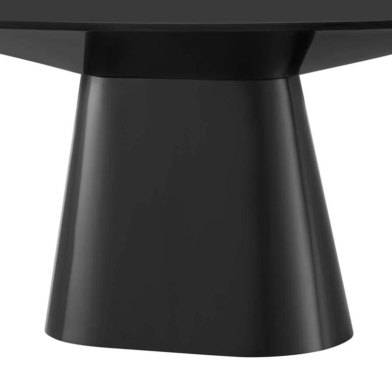 ESTETICA FURNITURE Modway Provision 75" Oval Dining Table & Reviews | Wayfair