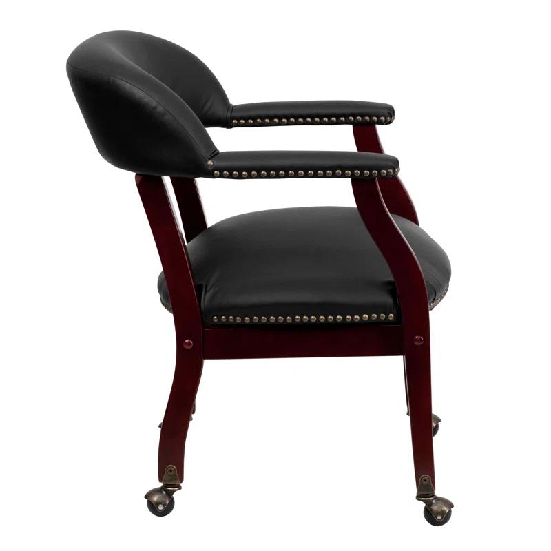 Flash Furniture Paulson Conference Chair with Accent Nail Trim and Casters