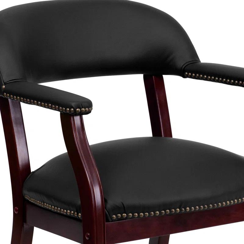 Flash Furniture Paulson Conference Chair with Accent Nail Trim and Casters