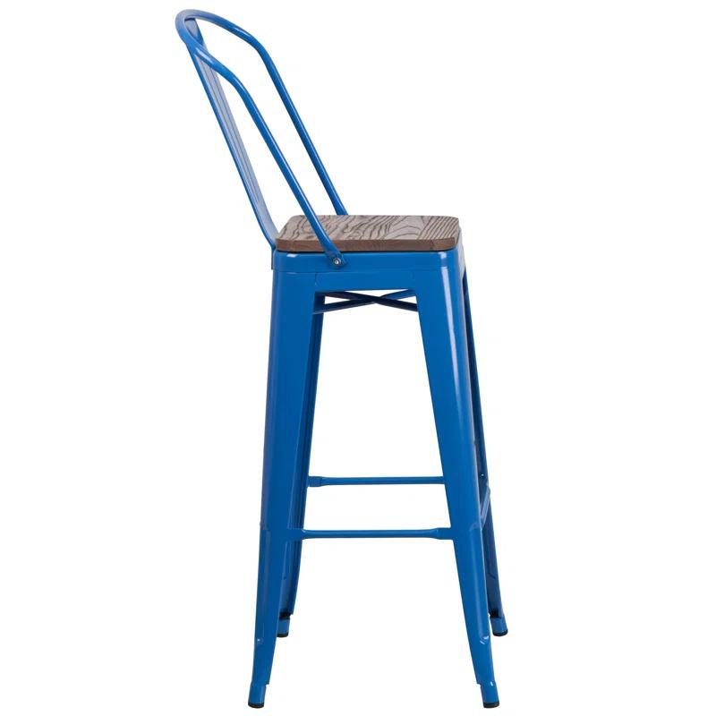 Flash Furniture Steel Outdoor Stool