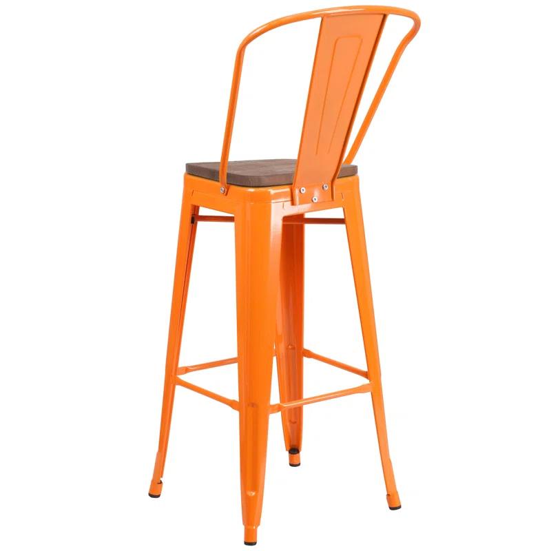 Flash Furniture Steel Outdoor Stool