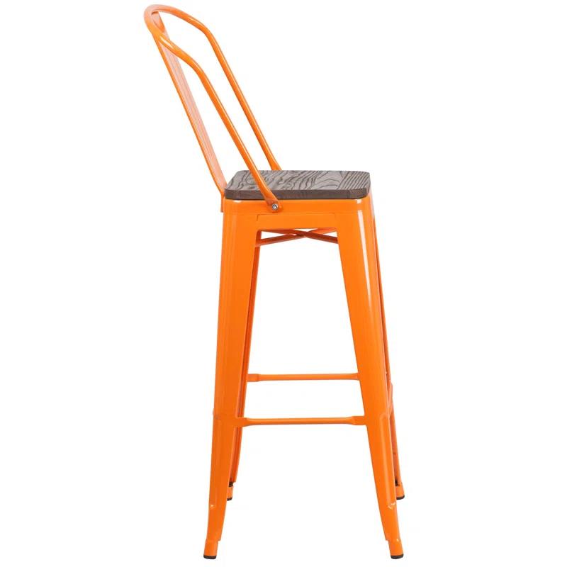 Flash Furniture Steel Outdoor Stool