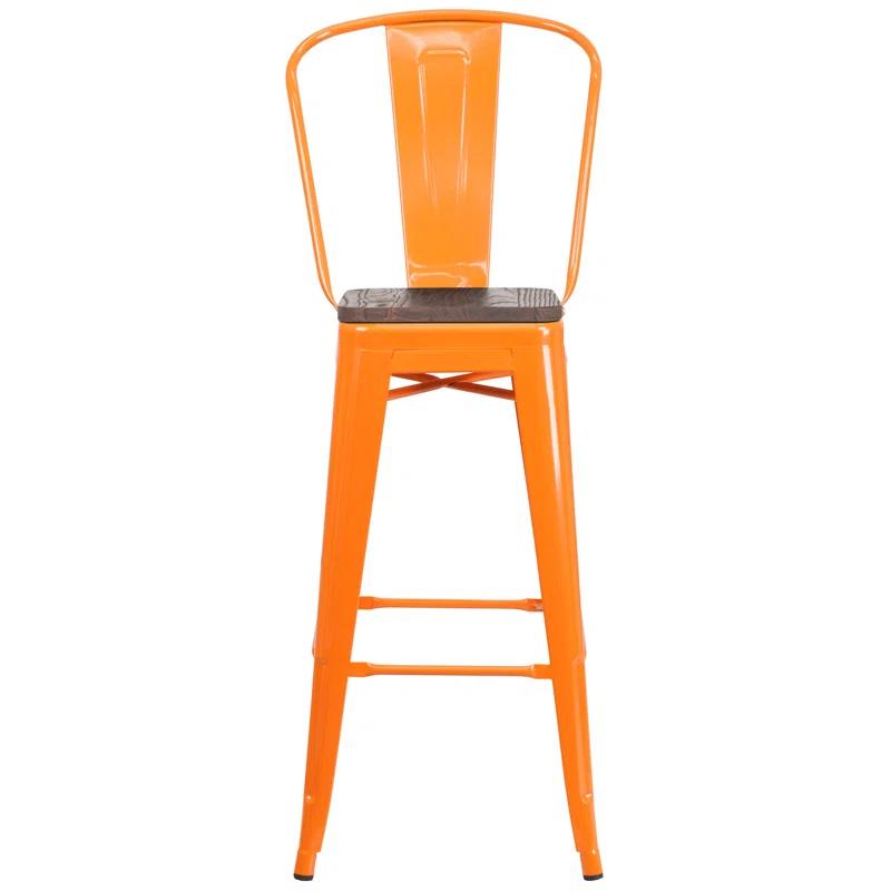 Flash Furniture Steel Outdoor Stool
