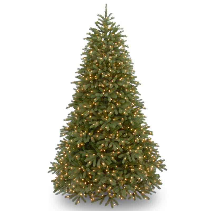 6.5' Prelit LED Medium Jersey Fraser Fir Artificial Christmas Tree Dual Color Lights - National Tree Company