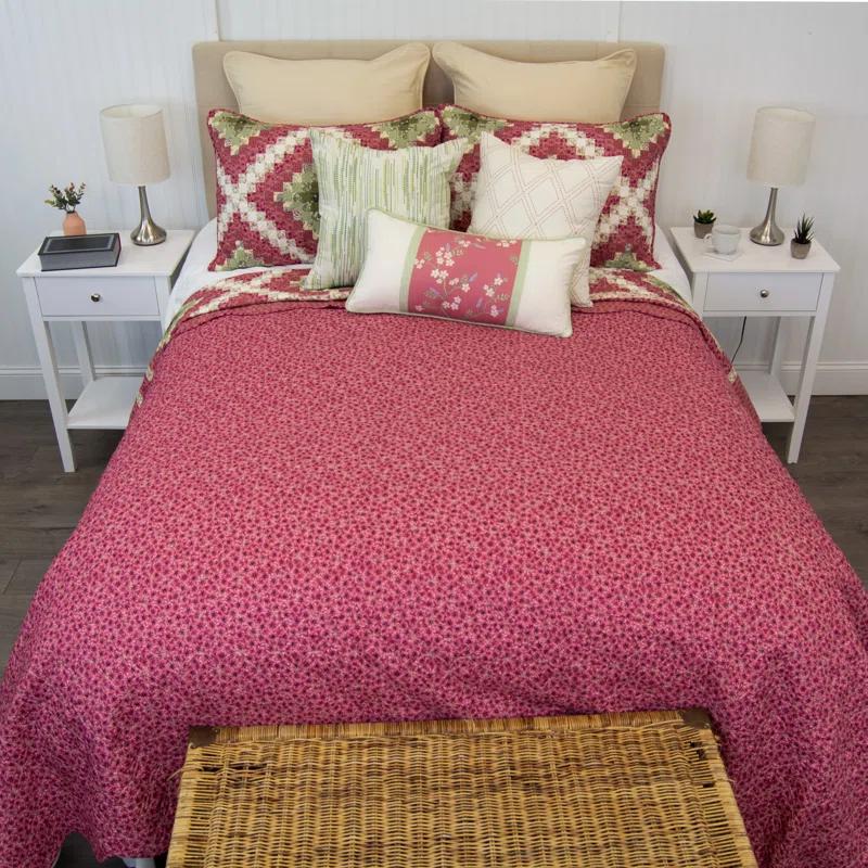 Sweet Melon Geometric Shapes Quilt Set