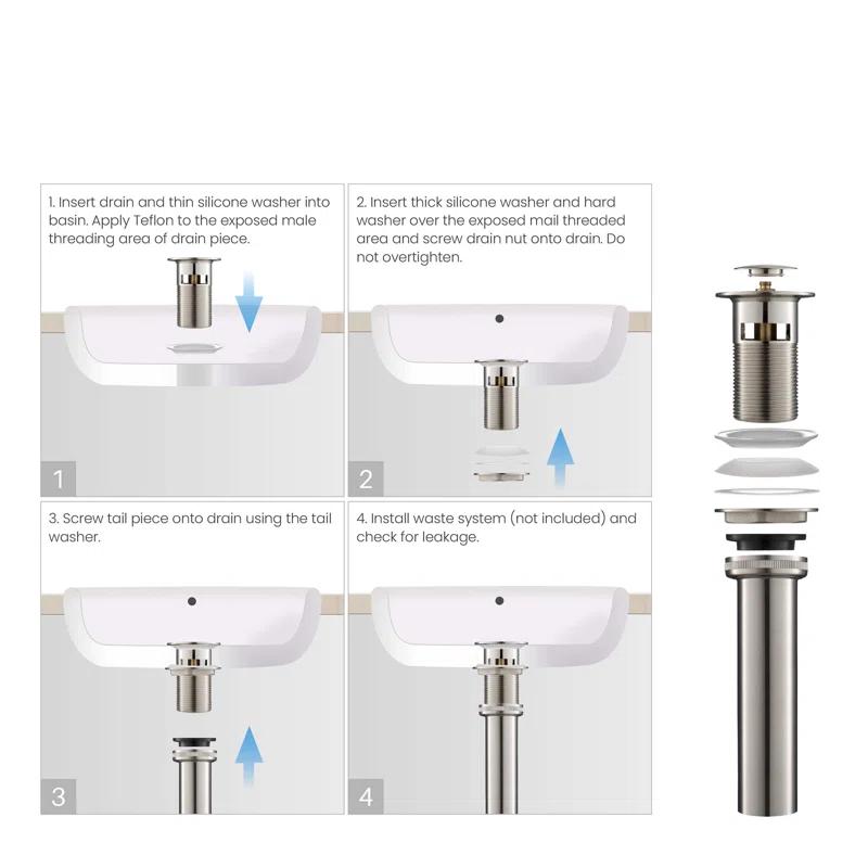 ErgoFlow Brushed Nickel Single-Handle Bathroom Faucet