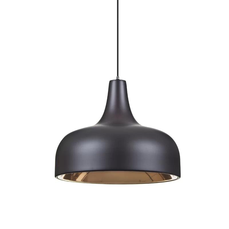 Persia Mini Pendant in Brushed Bronze with Aluminum Shade