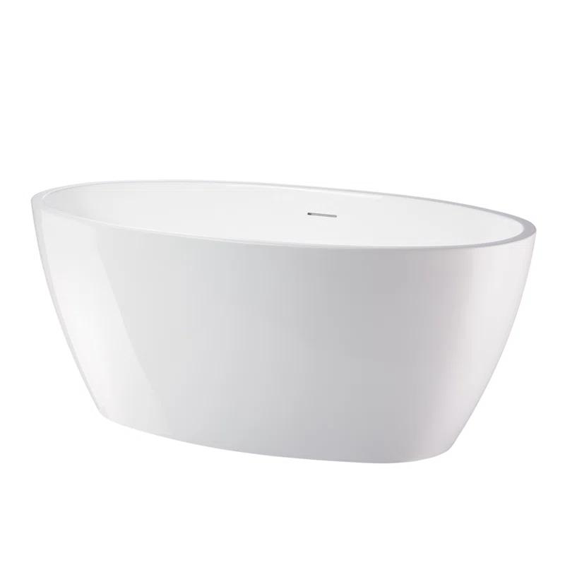 Freestanding Soaking Acrylic Bathtub
